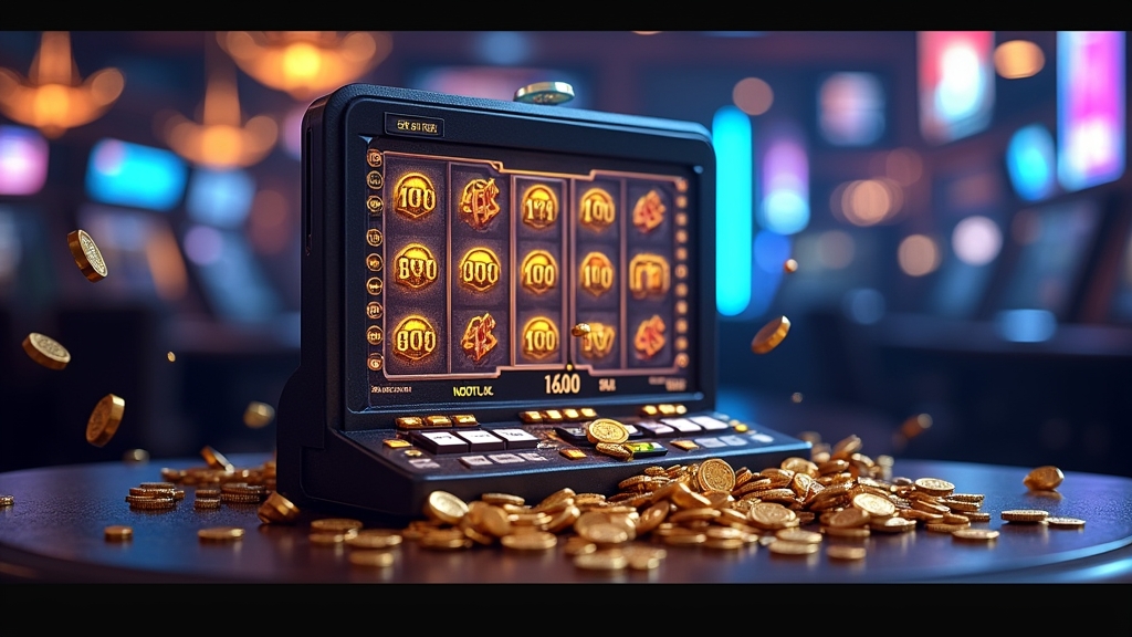 Slot screen showing bonus buy and demo controls in a casino